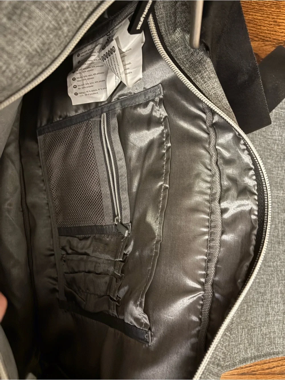 Ikea Family Grey Crossbody Messenger Bag